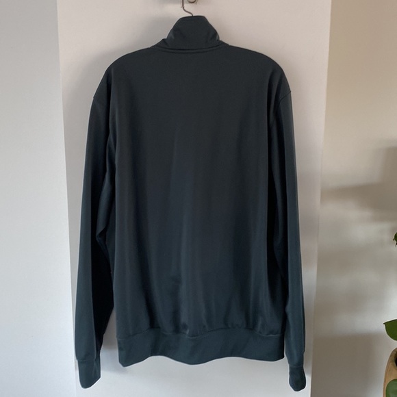 NIKE retro full-zip track jacket swoosh grey gray red orange like new - Picture 3 of 6